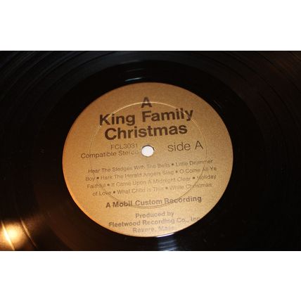 THE KING FAMILY CHRISTMAS-LP with Highlights from their Christmas TV Specia