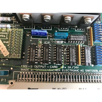 GELAG 480D,FMS-S,FMS-5 OUTPUT-CARD 16X2A/24V PRINTED CIRCUIT BOARD. OPTO 505 ,SN