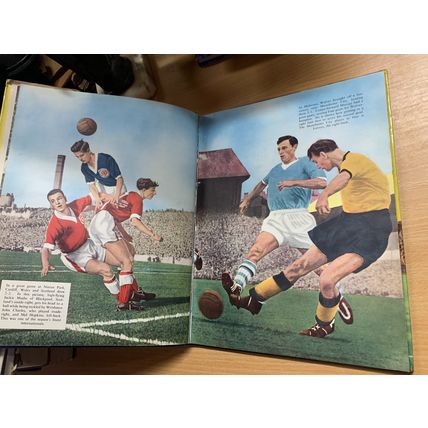 1950s "THE BIG BOOK OF FOOTBALL CHAMPIONS" UK SOCCER ANNUAL HB BOOK (P4)