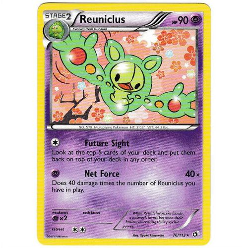 Pokemon B&W Legendary Treasures - #76/113 - Reuniclus