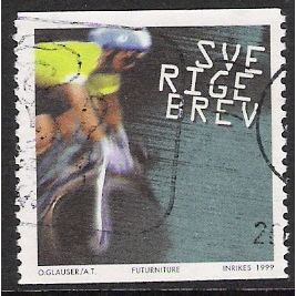 Fa 2132: letter multicoloured Bicycles: Racing Bile Postgiro Open.
