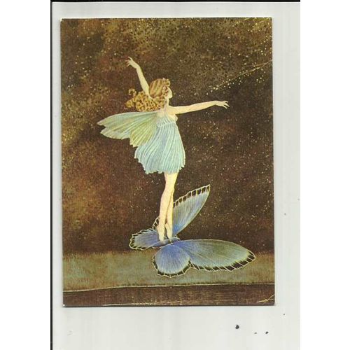 THE BUTTERFLY FERRY (Ida Rentoul Outhwaite) Postcard by Athena (9045)