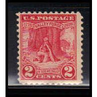 645 2c Valley Forge Barely Clears MNH O1310