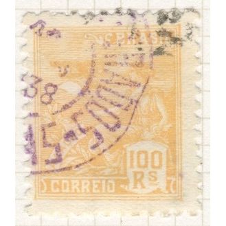 Brazil 1931 - 100r orange - "Aviation" - used