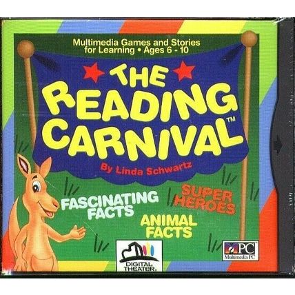 The Reading Carnival (Ages 6-10) (PC-CD, 1993) Windows - NEW Sealed Jewel Case