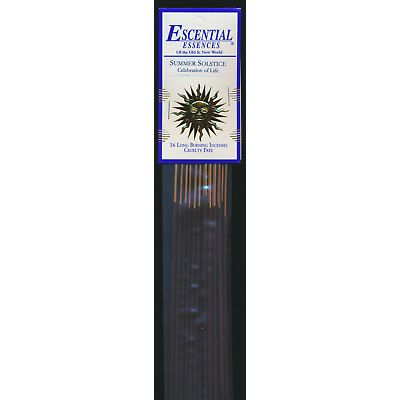 Summer Solstice (Celebration of Life), Escential Essences Incense, 16 Sticks