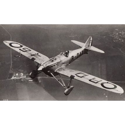 Dewoitine 500 WW2 Plane Liverpool Real Photo WW2 Aircraft Postcard