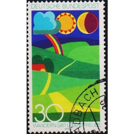 Germany. 1974 30pf S.G.1704 Used