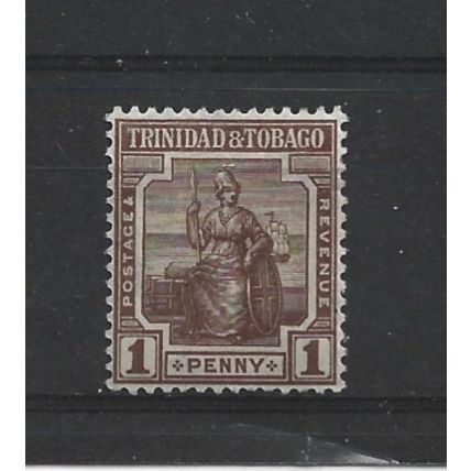 Trinidad&Tobago.SG208 1d Brown.Mounted Mint.Aug24
