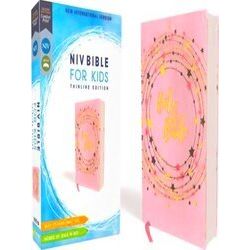 Niv, Bible for Kids, Flexcover, Pinkgold, Red Letter, Comfort Print Thinline Edi