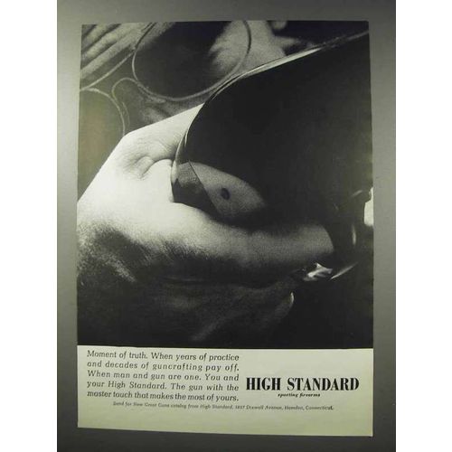 1965 High Standard Gun Ad - Moment of Truth