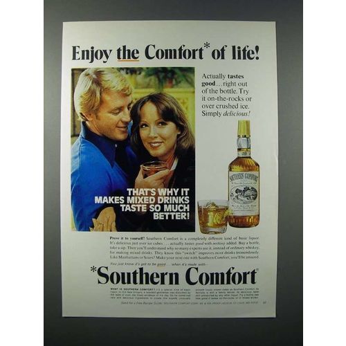 1975 Southern Comfort Liquor Ad - Enjoy Life
