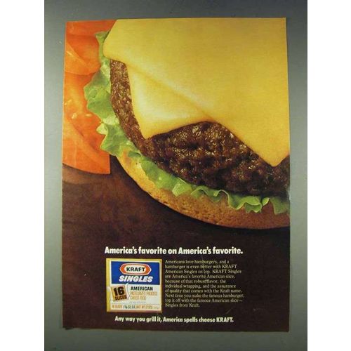 1978 Kraft Singles Ad - America's Favorite