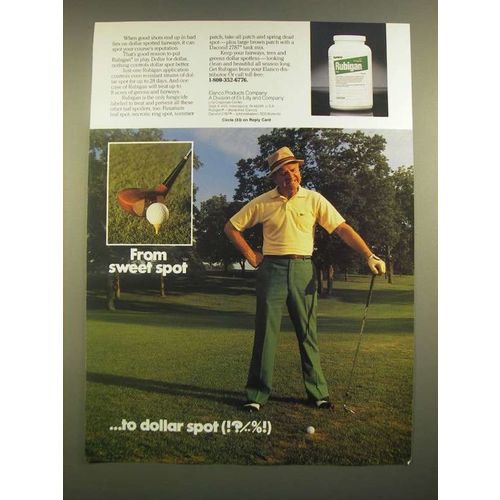 1988 Elanco Rubigan Ad - From Sweet Spot to Dollar Spot!