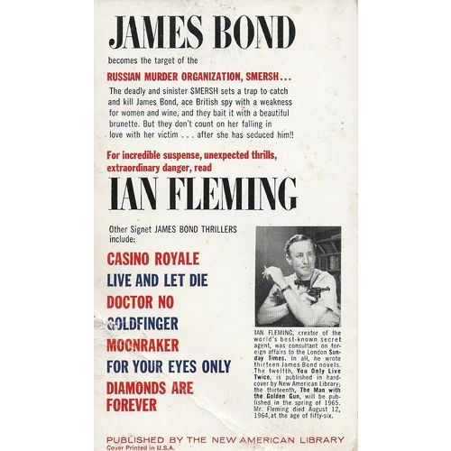 From Russia With Love by Ian Fleming ( Signet Books | 19th. Printing | 1957 )