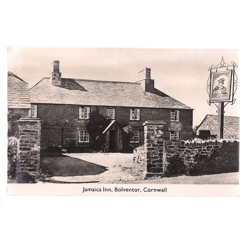 JAMAICA INN, BOLVENTOR, BODMIN MOOR, CORNWALL unused vintage postcard RP #