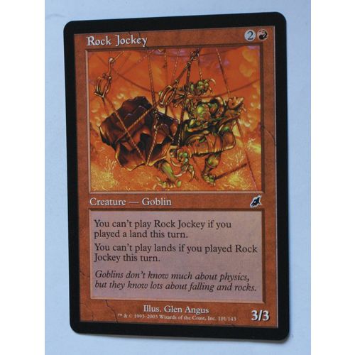 Magic the Gathering MTG CCG: Scourge # 101 Rock Jockey (A) 2003 WotC