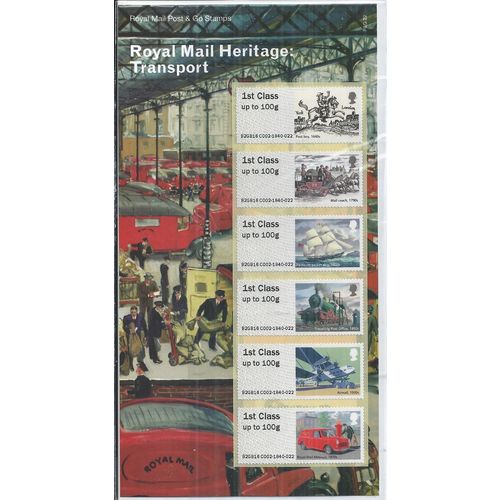 SG FS151 SP: Royal Mail Heritage: Transport, special pack.