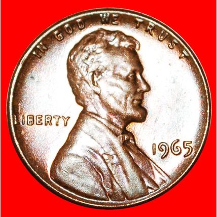 MEMORIAL (1959-1982): USA ★ 1 CENT 1965 LINCOLN 1809-1865★LOW START★NO RESERVE!