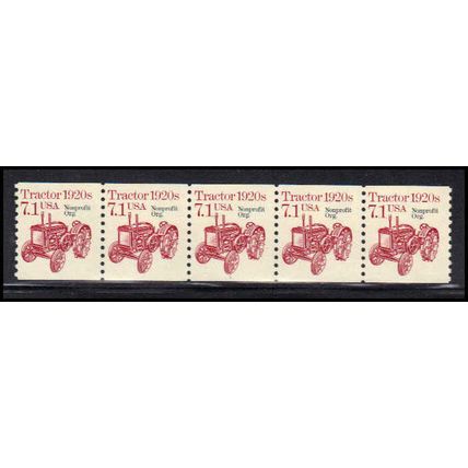 2127a 7.1c Tractor Fine MNH Dry Gum PNC 1/5 X0752