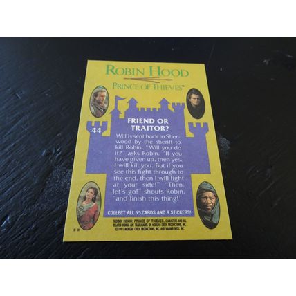 1991 Topps Robin Hood Prince of Thieves Card # 44 Friend Or Traitor NM (7)