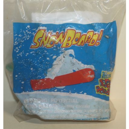1998 Wendys Snowboards Green & Purple Mint in Package