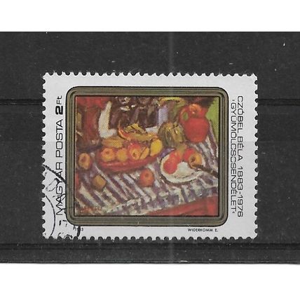 Hungary.Birth Centenary of Bela Czobel (artist) stamp.Fine Used.Oct22