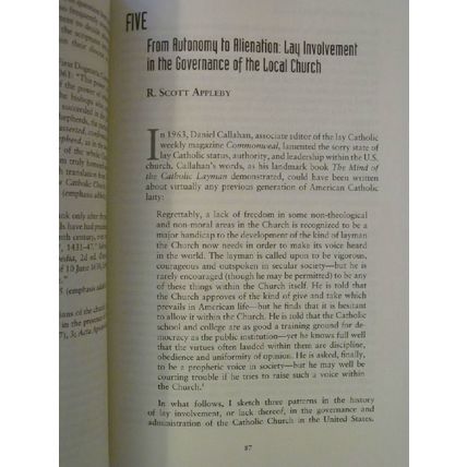 SIGNED COMMON CALLING THE LAITY & GOVERNANCE OF CATHOLIC CHURCH STEPHEN POPE