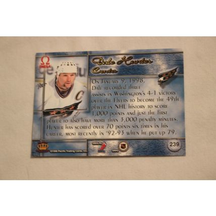 Dale Hunter 1997/98 Pacific Omega GOLD NO. 239