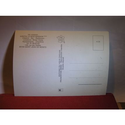 multiview, ST. JEAN DE MONTS, FRANCE unused postcard #