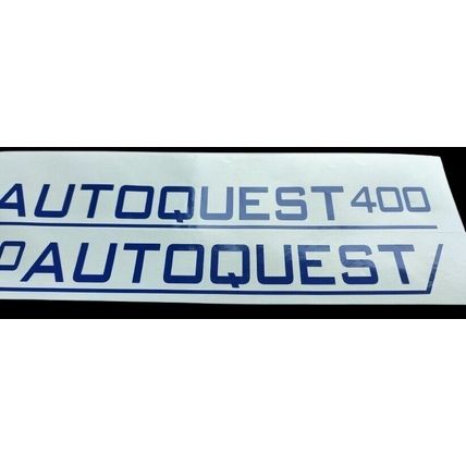 AUTOQUEST 400 Decal Sticker Graphics Elddis 23in Ultra Blue Decal stickers