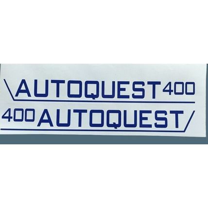 AUTOQUEST 400 Decal Sticker Graphics Elddis 23in Ultra Blue Decal stickers