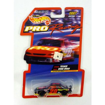 Hot Wheels Ernie Irvan #28 Pro Racing Ford Thunderbird Black Die-Cast Car 1997