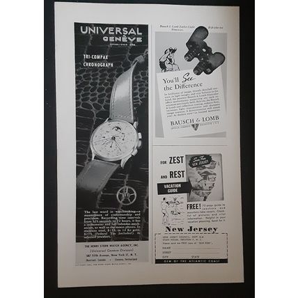 Original American Car Foundry Railroad Train Print Ad Mid-Century 1940s Vintage