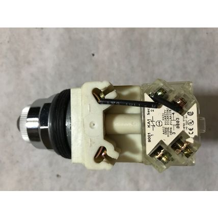 LOT 2 Square-D CLASS 9001 KM1,KM1R6,120V Push Test Pilot Light RED LENS,ST