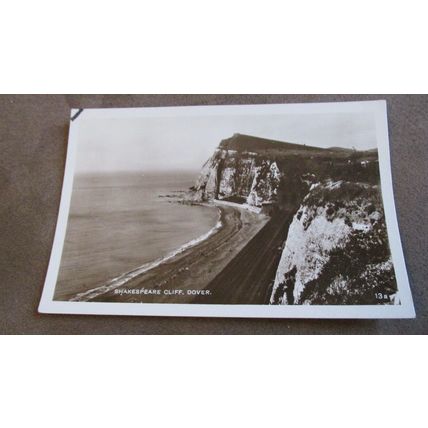 Early real photo Postcard - Shakespeare Cliff scene - Dover, Kent