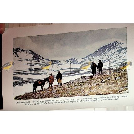 Hindu Cush, Afghanistan, Book Illustration (Print), c1920