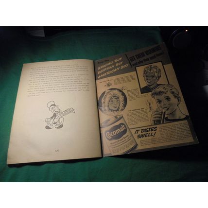 Very RARE 1939 PINOCCHIO COLORING BOOK!! Fantastic Condition!! $25.00 obo!