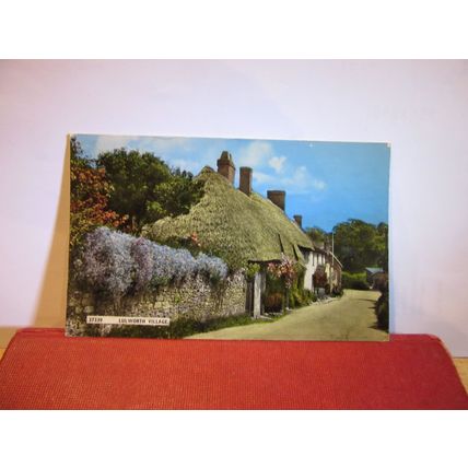 LULWORTH VILLAGE, DORSET used postcard by Harvey Barton 1965 pm =