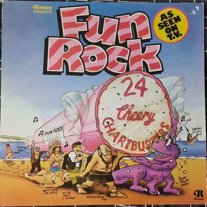 Various – Fun Rock - 24 Cheery Chartbusters (RTL2015) 1976 (LP)