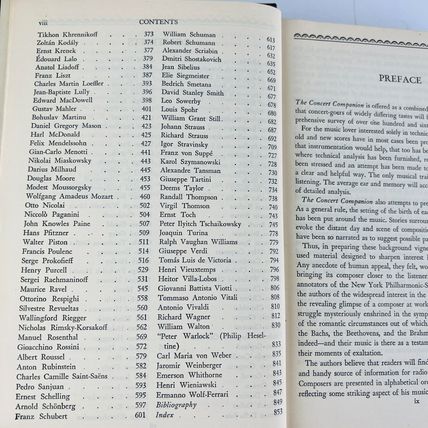 The Concert Companion - Comprehensive Guide to Symphonic Music Hardcover 1947