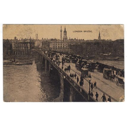 Pre 1914 LONDON ~ LONDON BRIDGE AUTO-PHOTO SERIES - See Scans