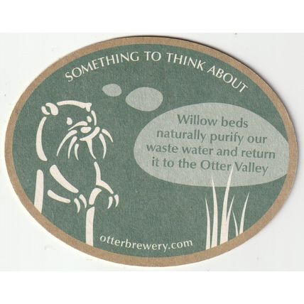 BEER MAT - OTTER BREWERY - OTTERED - (Cat No 057) - (2011)
