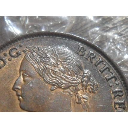 1861 Victoria farthing.