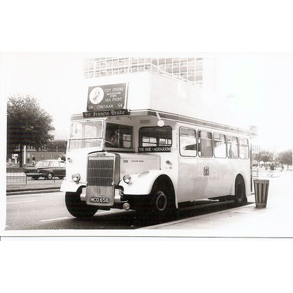 Black & White Photograph of Plymouth Corporation Transport - MCO 658