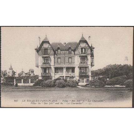 Villas Bois Joli et Les Charmilles, Le Touquet-Paris-Plage, c.1910 - Lévy CPA