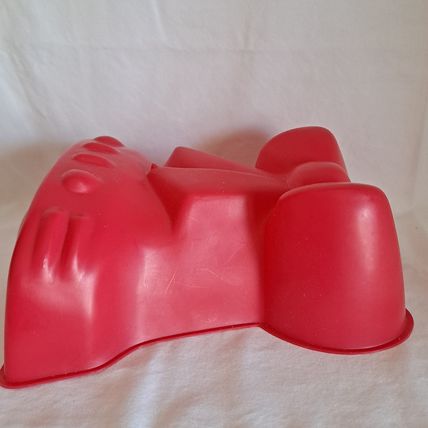 Christmas BELL BOW JELLO MOLD Jell-o Chocolate Plastic Bow Gelatin