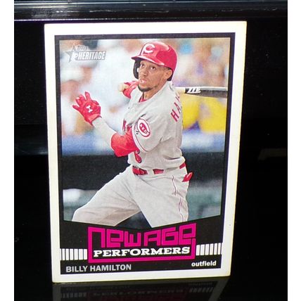 TOPPS HERITAGE 2015 NEW AGE PERFORMERS BILLY HAMILTON CARD #NAP-3