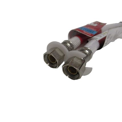 Faucet Connector Supply Line 3/8" Compression x 3/8" Compression x 9" 2 Pack