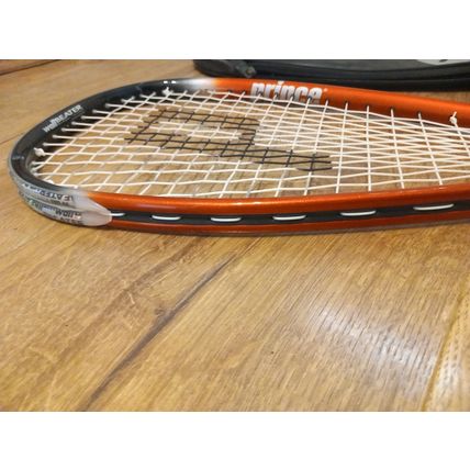 Prince Power Ring Ring Titanium Graphite Squash Racket with Bag Head Cover